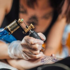 Tattoo Artists Making Tattoo