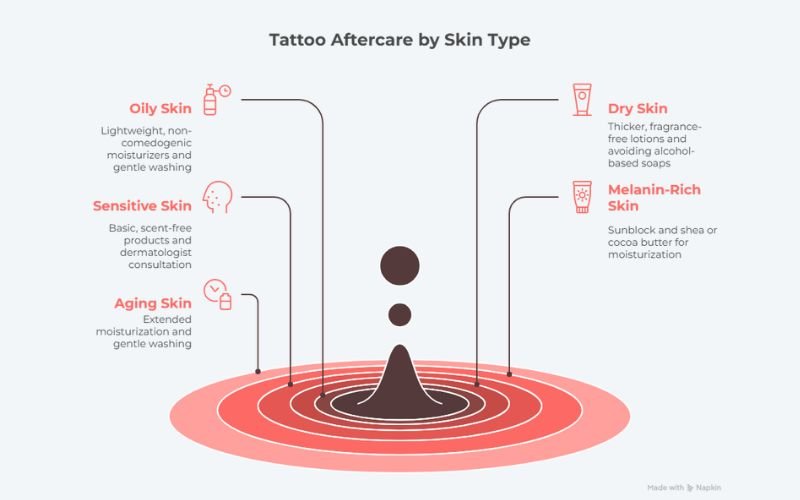 Tattoo Aftercare by Skin Type