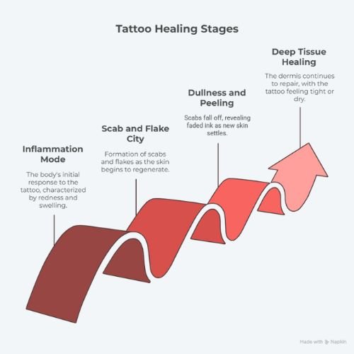 Tattoo Healing Stages